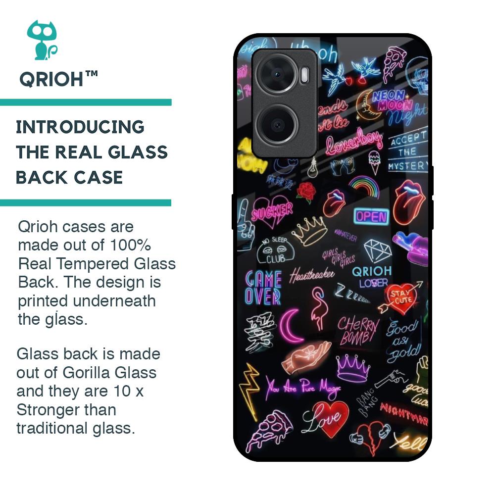 Accept The Mystery Glass Case for Oppo A96