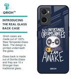 Struggling Panda Glass Case for Oppo A96