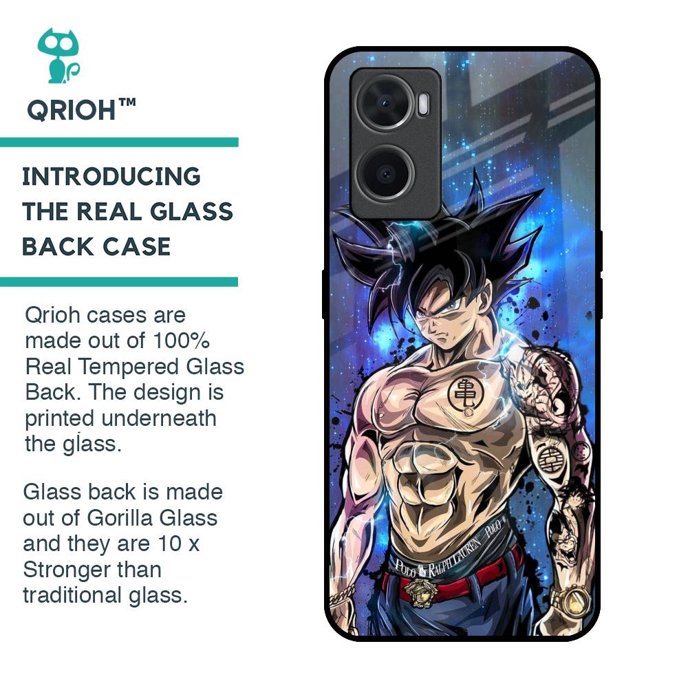 Branded Anime Glass Case for Oppo A96
