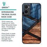 Wooden Tiles Glass Case for Oppo A96