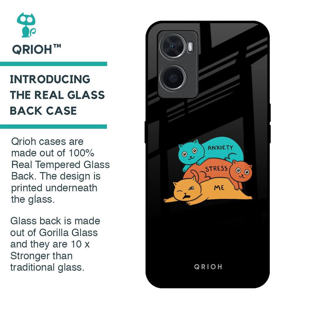 Anxiety Stress Glass Case for Oppo A96