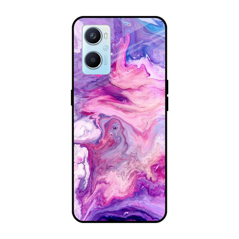 Cosmic Galaxy Oppo A96 Glass Cases & Covers Online
