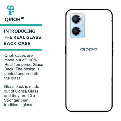 Arctic White Glass Case for Oppo A96