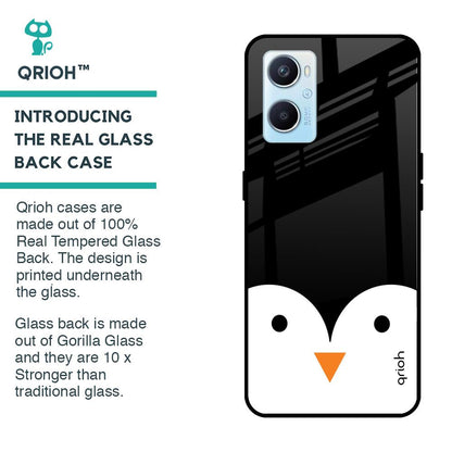 Cute Penguin Glass Case for Oppo A96