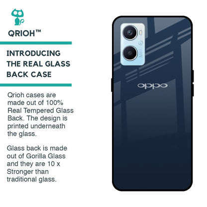 Overshadow Blue Glass Case For Oppo A96