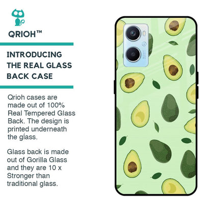 Avocado Green Glass Case For Oppo A96