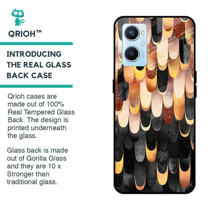 Bronze Abstract Glass Case for Oppo A96