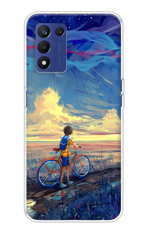 Riding Bicycle to Dreamland Realme 9 SE 5G Back Cover