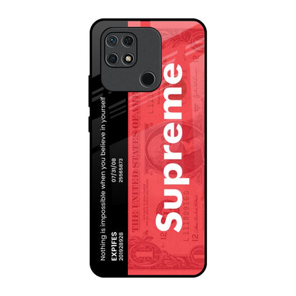 Supreme Ticket Redmi 10 Glass Back Cover Online