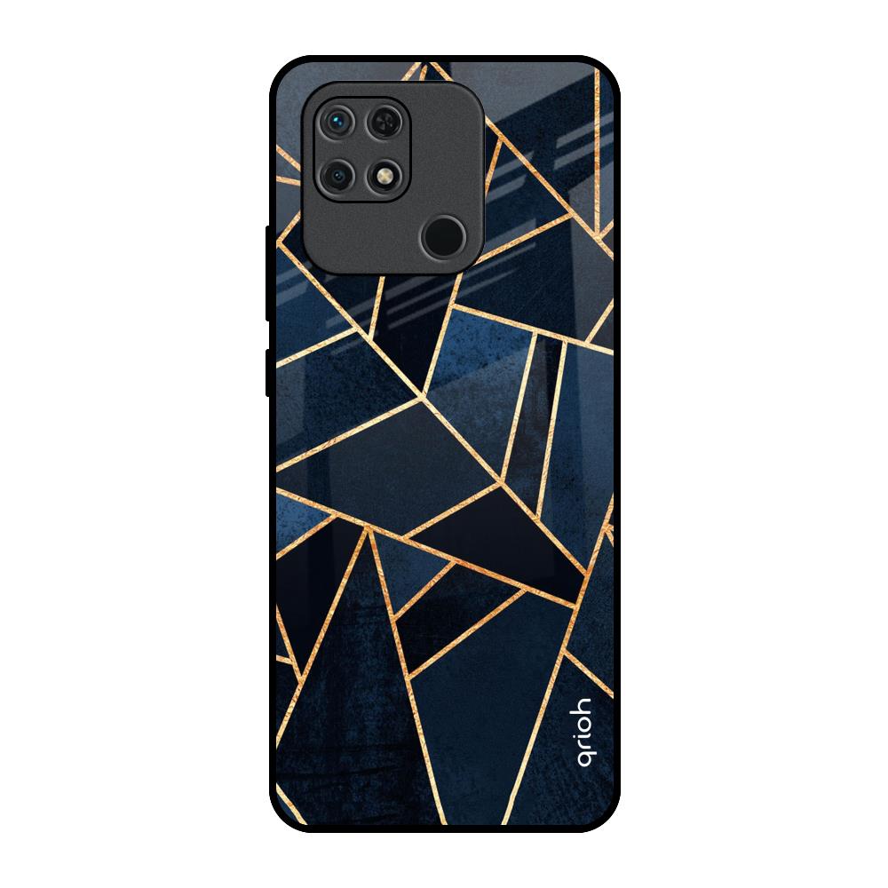 Abstract Tiles Redmi 10 Glass Back Cover Online