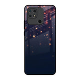 Falling Stars Redmi 10 Glass Back Cover Online