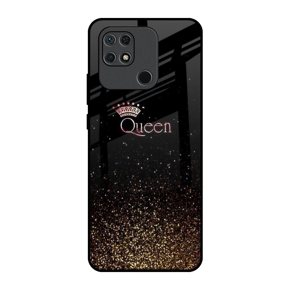 I Am The Queen Redmi 10 Glass Back Cover Online