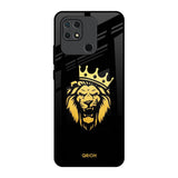 Lion The King Redmi 10 Glass Back Cover Online