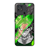 Anime Green Splash Redmi 10 Glass Back Cover Online