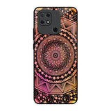 Floral Mandala Redmi 10 Glass Back Cover Online