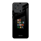 Go Your Own Way Redmi 10 Glass Back Cover Online