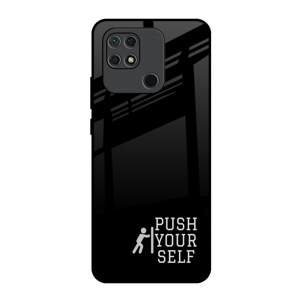 Push Your Self Redmi 10 Glass Back Cover Online