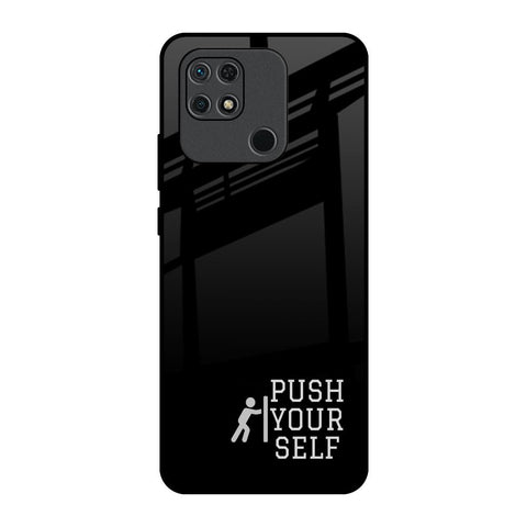 Push Your Self Redmi 10 Glass Back Cover Online
