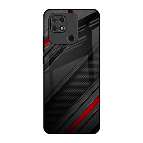 Modern Abstract Redmi 10 Glass Back Cover Online