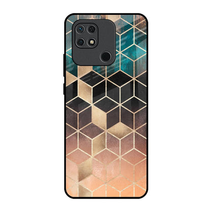 Bronze Texture Redmi 10 Glass Back Cover Online