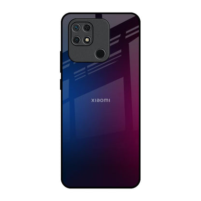 Mix Gradient Shade Redmi 10 Glass Back Cover Online