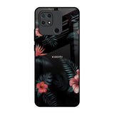 Tropical Art Flower Redmi 10 Glass Back Cover Online