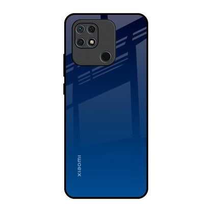 Very Blue Redmi 10 Glass Back Cover Online