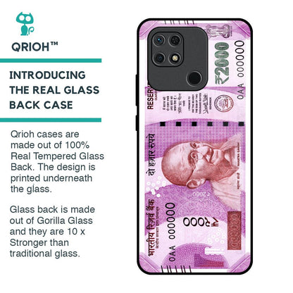 Stock Out Currency Glass Case for Redmi 10