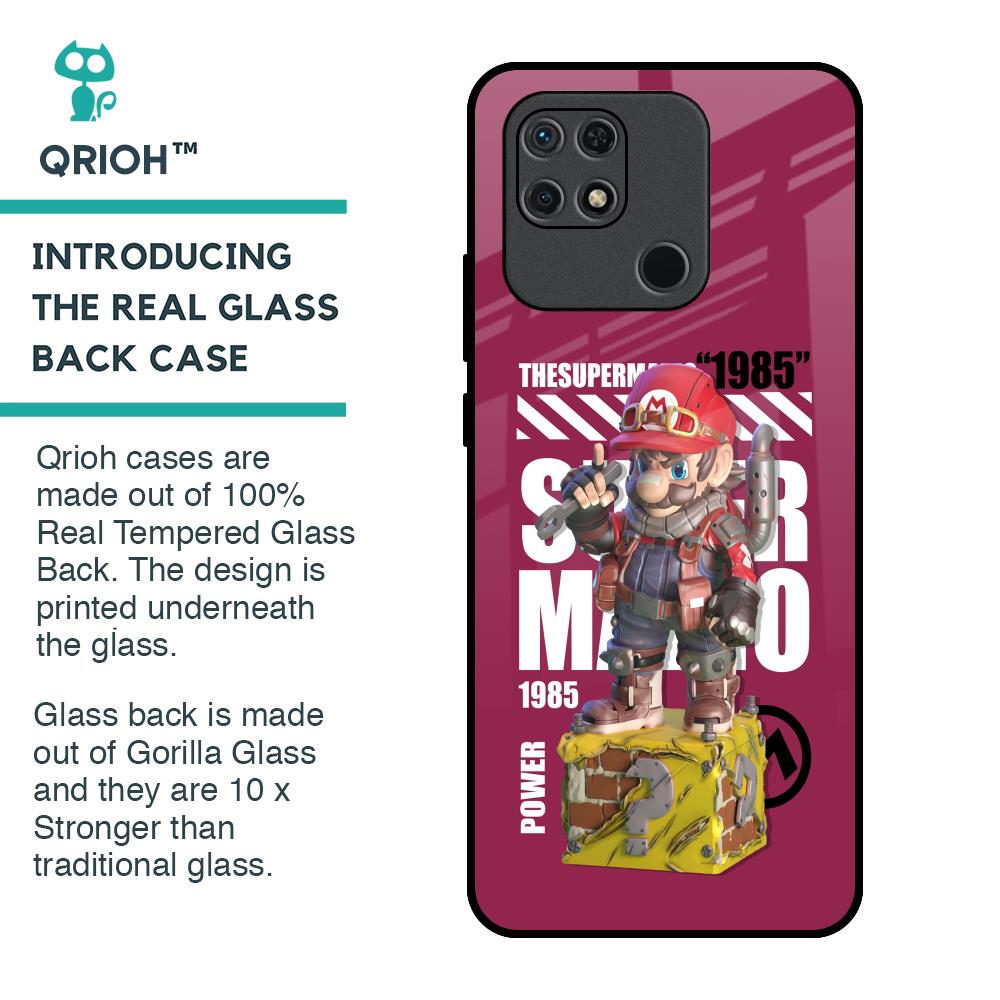 Gangster Hero Glass Case for Redmi 10