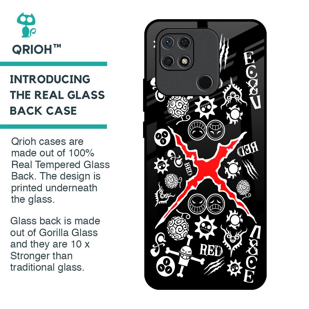 Red Zone Glass Case for Redmi 10