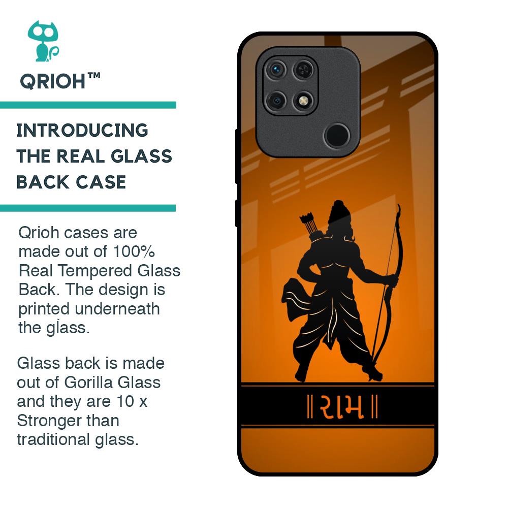 Halo Rama Glass Case for Redmi 10