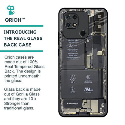 Skeleton Inside Glass Case for Redmi 10