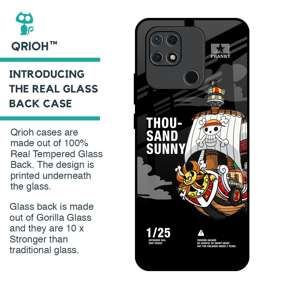 Thousand Sunny Glass Case for Redmi 10