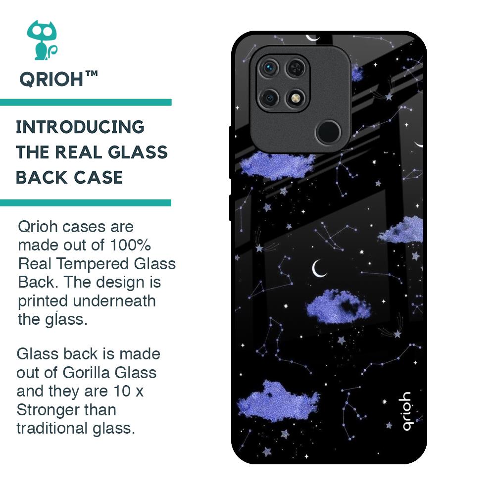 Constellations Glass Case for Redmi 10