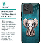 Adorable Baby Elephant Glass Case For Redmi 10