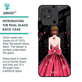 Fashion Princess Glass Case for Redmi 10