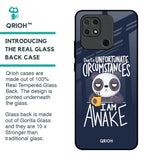 Struggling Panda Glass Case for Redmi 10