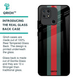 Vertical Stripes Glass Case for Redmi 10