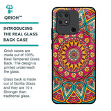 Elegant Mandala Glass Case for Redmi 10