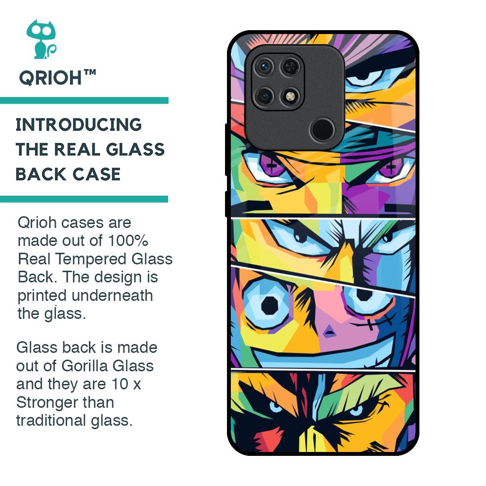 Anime Legends Glass Case for Redmi 10