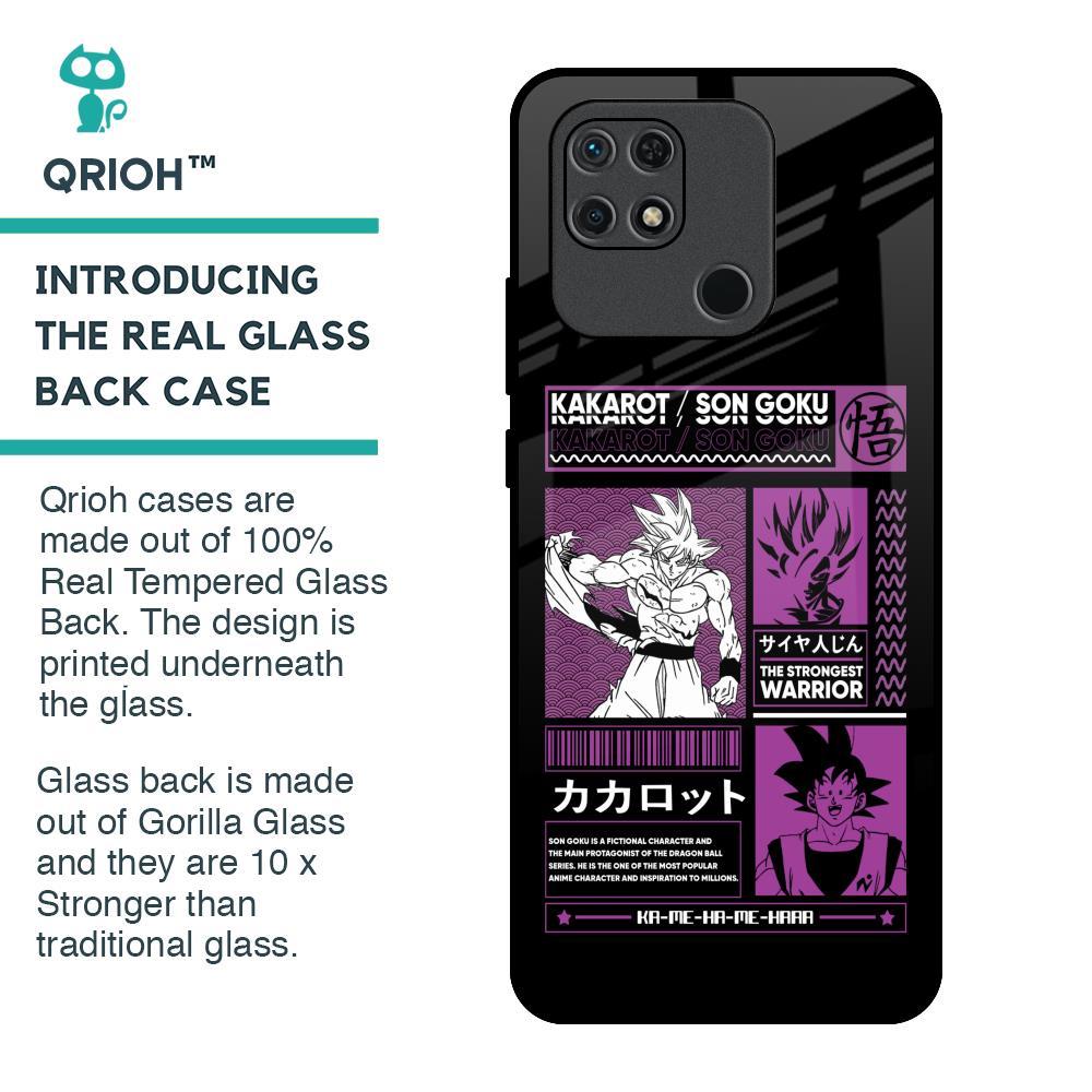 Strongest Warrior Glass Case for Redmi 10