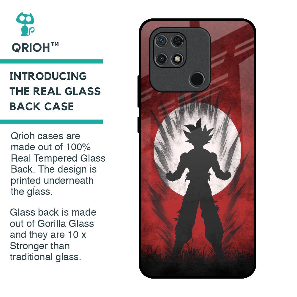 Japanese Animated Glass Case for Redmi 10