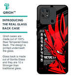 Red Vegeta Glass Case for Redmi 10
