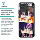 Anime Eyes Glass Case for Redmi 10