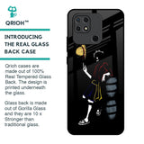 Luffy Line Art Glass Case for Redmi 10