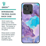 Alcohol ink Marble Glass Case for Redmi 10