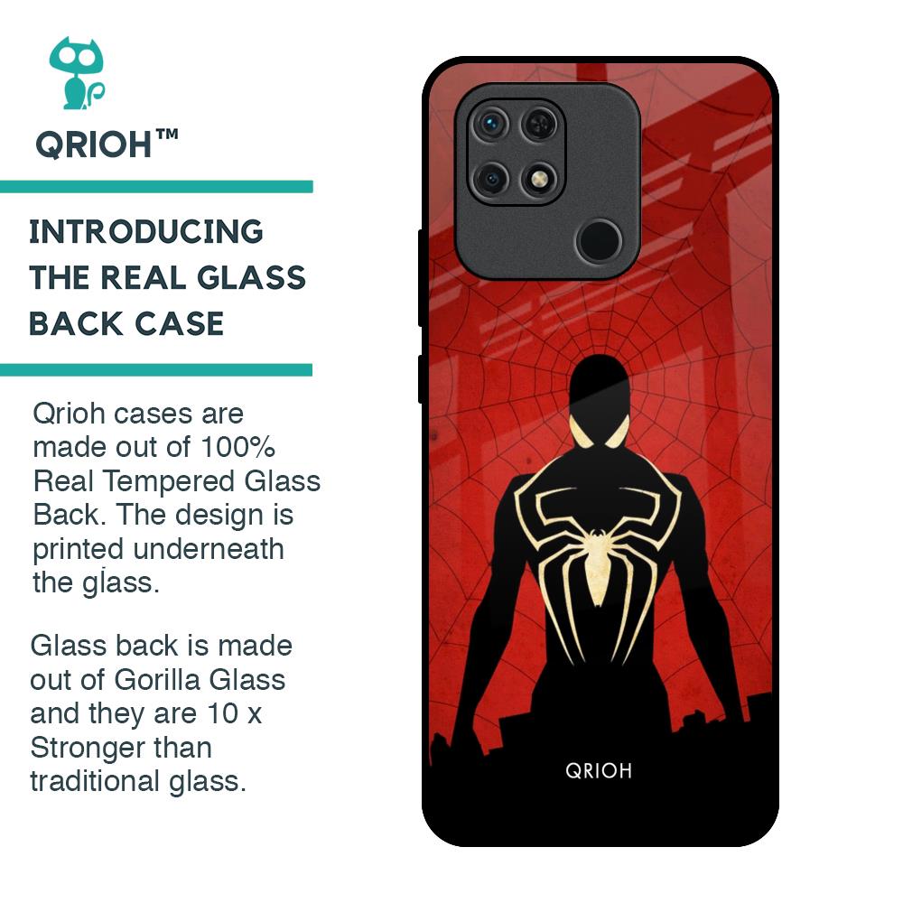 Mighty Superhero Glass Case For Redmi 10