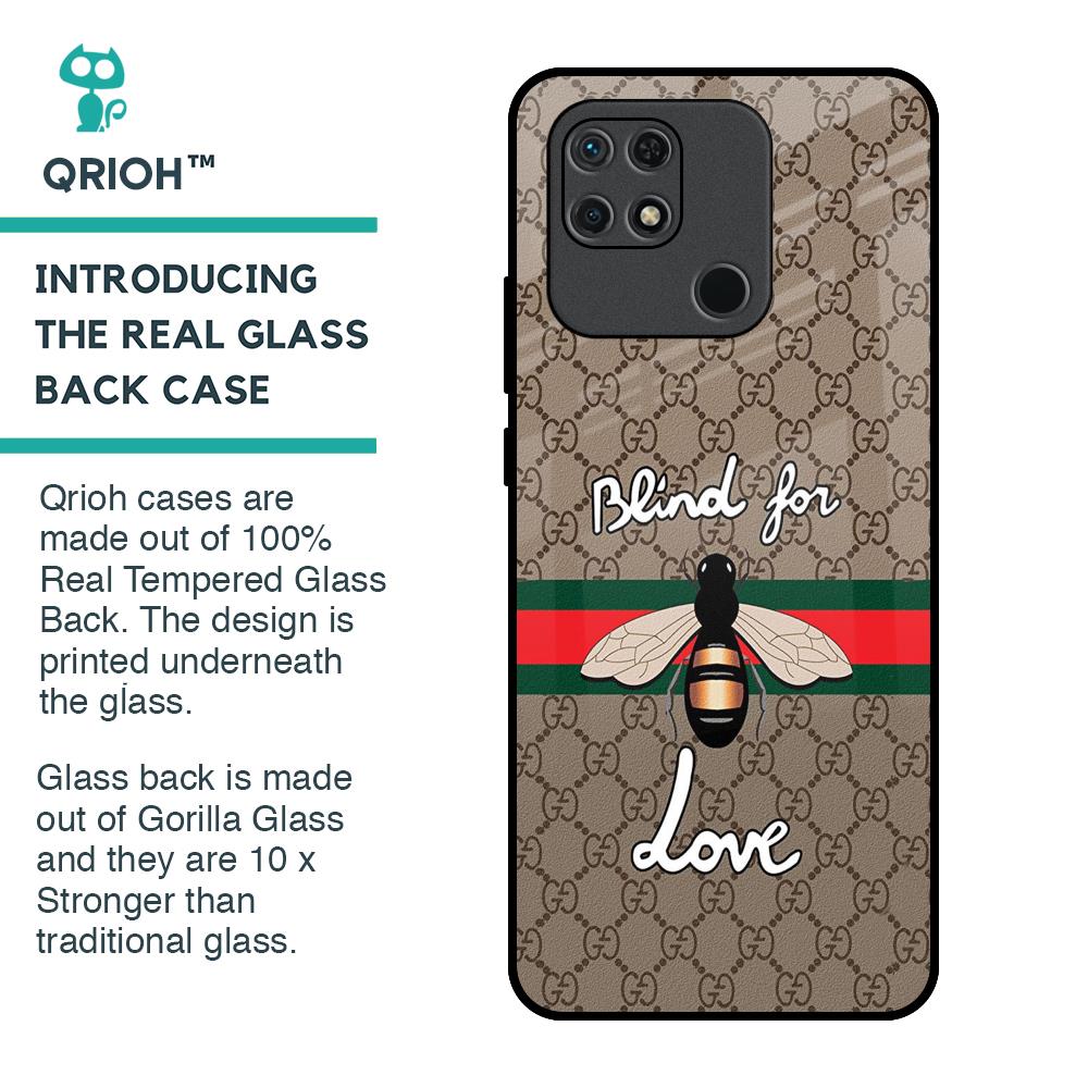 Blind For Love Glass Case for Redmi 10
