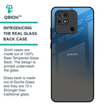 Blue Grey Ombre Glass Case for Redmi 10
