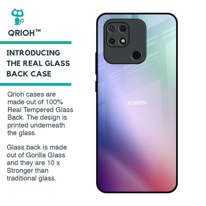 Abstract Holographic Glass Case for Redmi 10